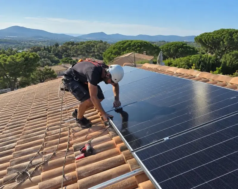 Installateur panneaux solaires Roaix — pose photovoltaïque sur toiture